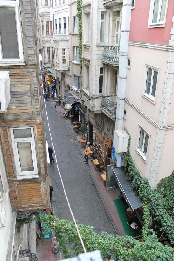 伊斯坦布尔Beyoglu Asmalimescit'Te Mobilyali Balkonlu Daire公寓 外观 照片
